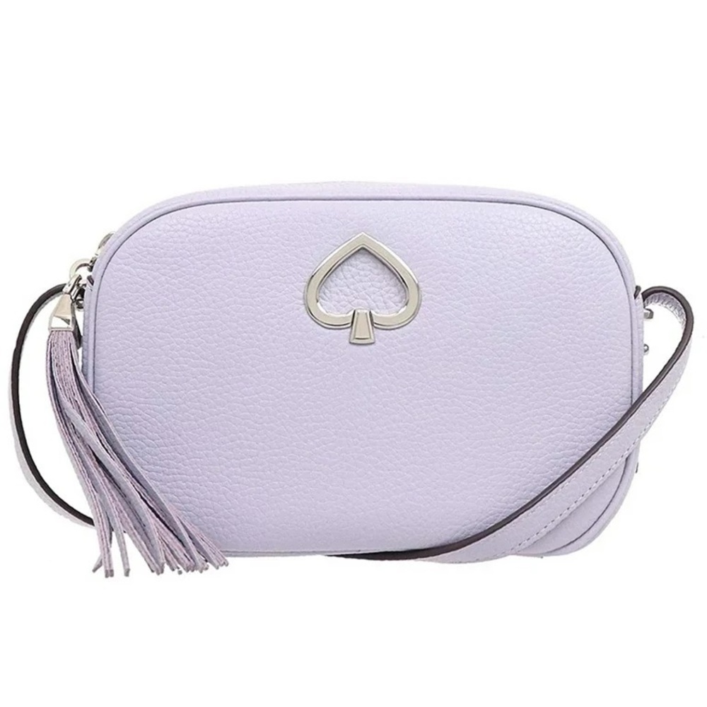 Kate Spade lilac Kourtney pebbled leather crossbody!